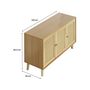 Voir la diapositive 3 : Habitat et Jardin Buffet style cannage  Neuille  - 120 x 40 x 71.5 cm - Beige