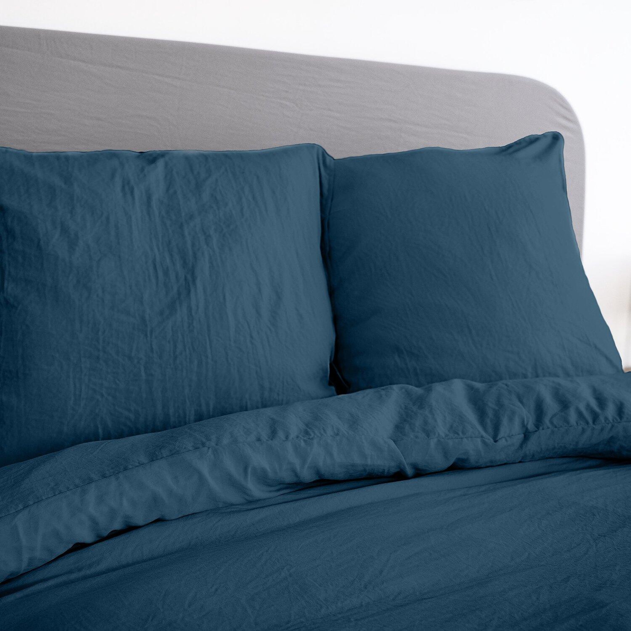 Voir la diapositive 2 : Home collection Parure microfibre lavee