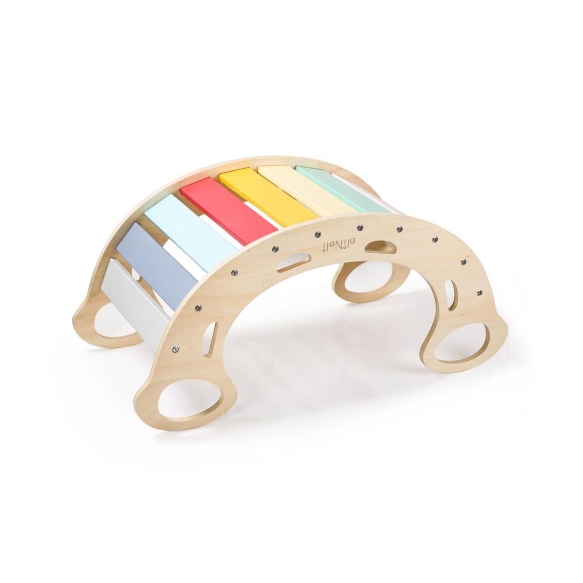 ELINELI Balançoire Montessori - bois 5en1 fresh