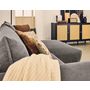 Voir la diapositive 6 : LISA DESIGN Gianni - canapé d'angle droit 4 places convertible avec coffre en tissu