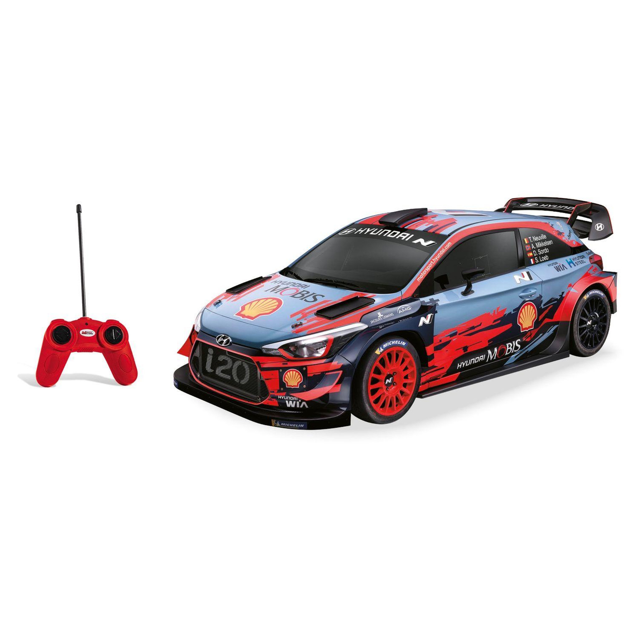 Voir la diapositive 1 : MONDO Véhicule radio télécommandé 1/24ème Hyundai I20 WRC 