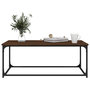 Voir la diapositive 5 : VIDAXL Table basse Chene marron 102x50x40 cm Bois d'ingenierie et fer