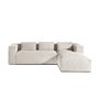 Voir la diapositive 6 : LISA DESIGN Stella - canapé d'angle - en velours côtelé - 4 places -style contemporain - droit
