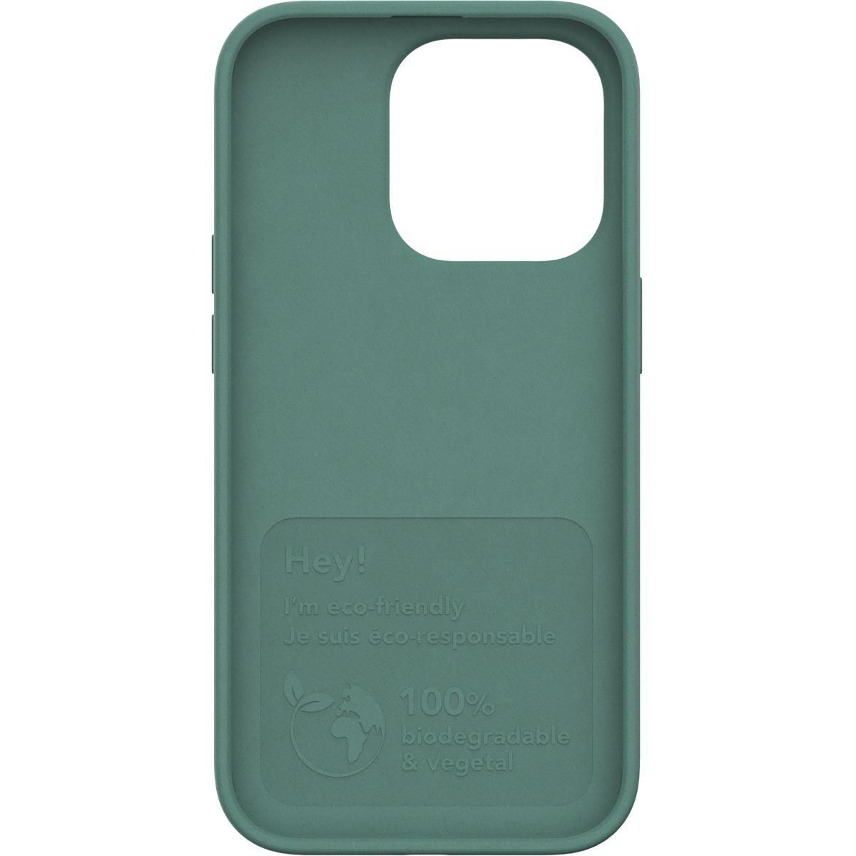 JUST GREEN Coque iPhone 14 Pro BIO vert nuit