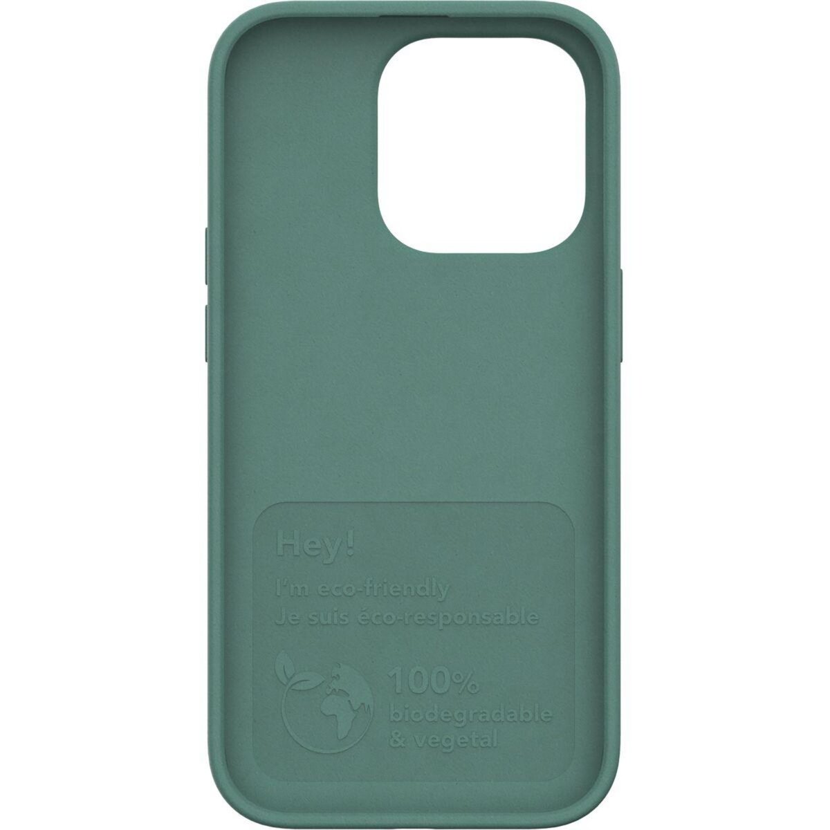 JUST GREEN Coque iPhone 14 Pro BIO vert nuit