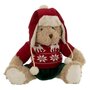 Voir la diapositive 1 : Paris Prix Peluche Ours Fille  Pull de Noël  40cm Multicolore