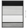 Voir la diapositive 5 : VIDAXL Moustiquaire plissee pour fenetre Aluminium 80x100 cm et auvent