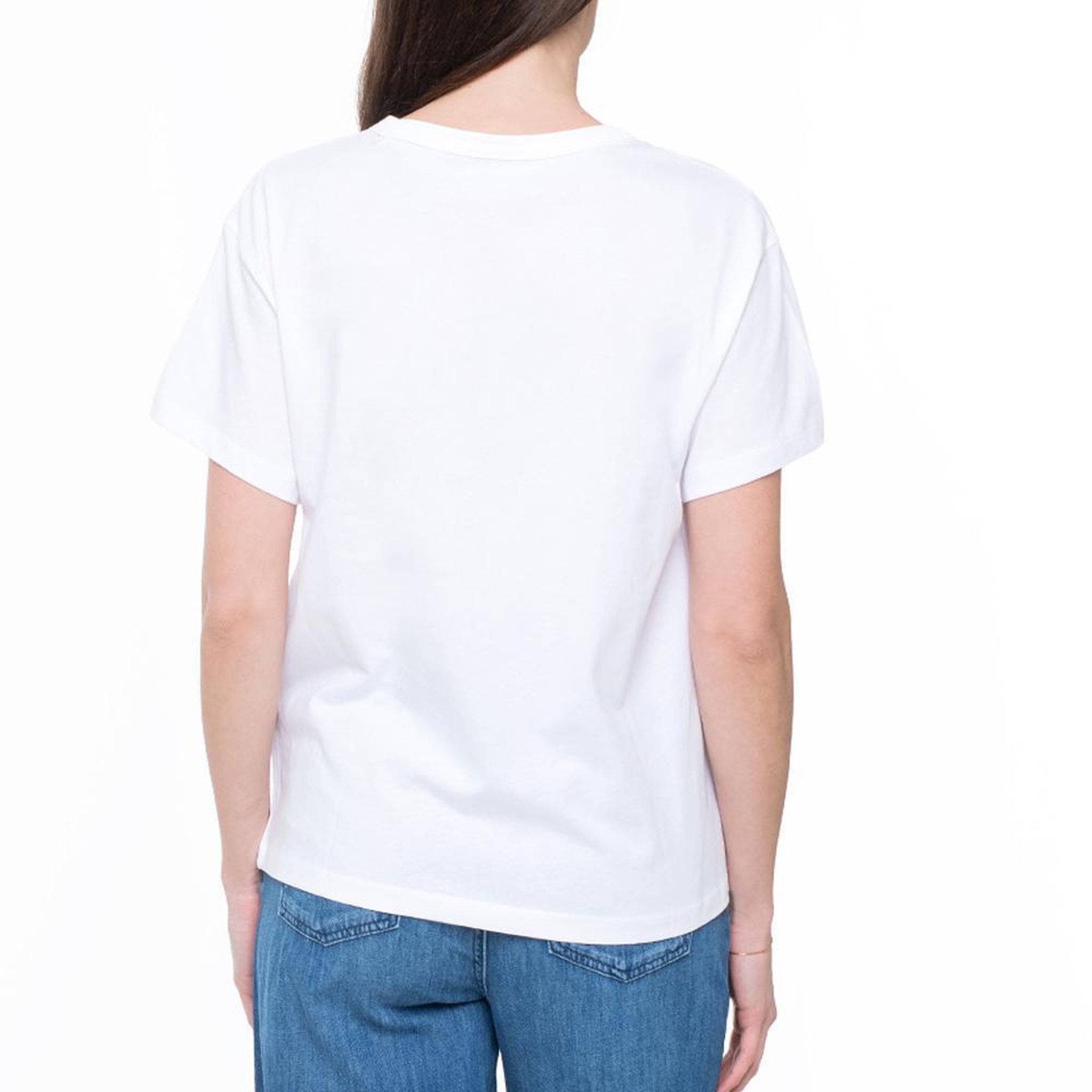Voir la diapositive 2 : Pepe Jeans T-Shirt Blanc Femme Pepe jeans Pjl L Nd