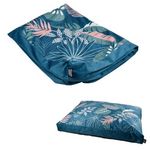 Paris Prix Housse de Coussin pour Chien & Chat  Jacala  100cm Emeraude