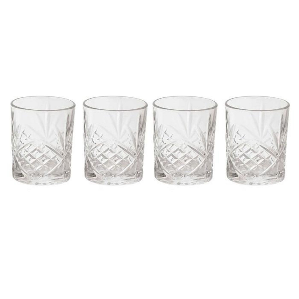 Paris Prix Lot de 4 Verres à Cocktail  Royal  34cl Transparent