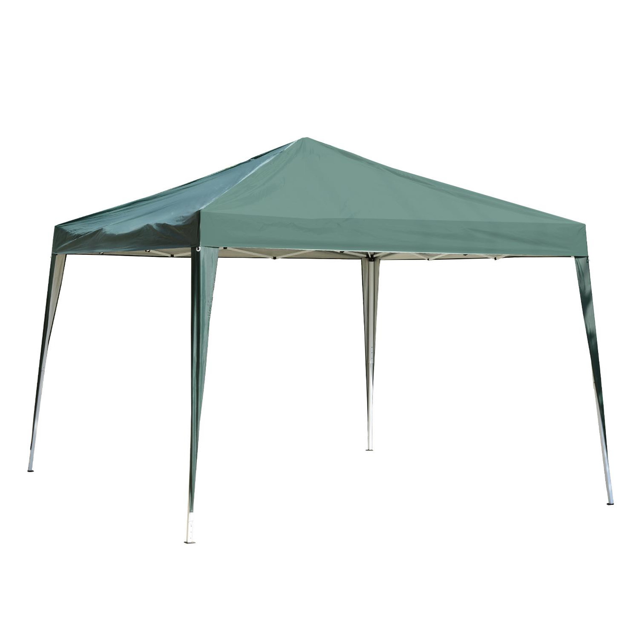 Voir la diapositive 5 : OUTSUNNY Tonnelle barnum de jardin pliant anti-UV + sac de transport acier Oxford 3 x 3 x 2,55 m vert