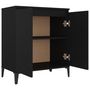 Voir la diapositive 4 : VIDAXL Buffet noir 60x35x70 cm bois d'ingenierie