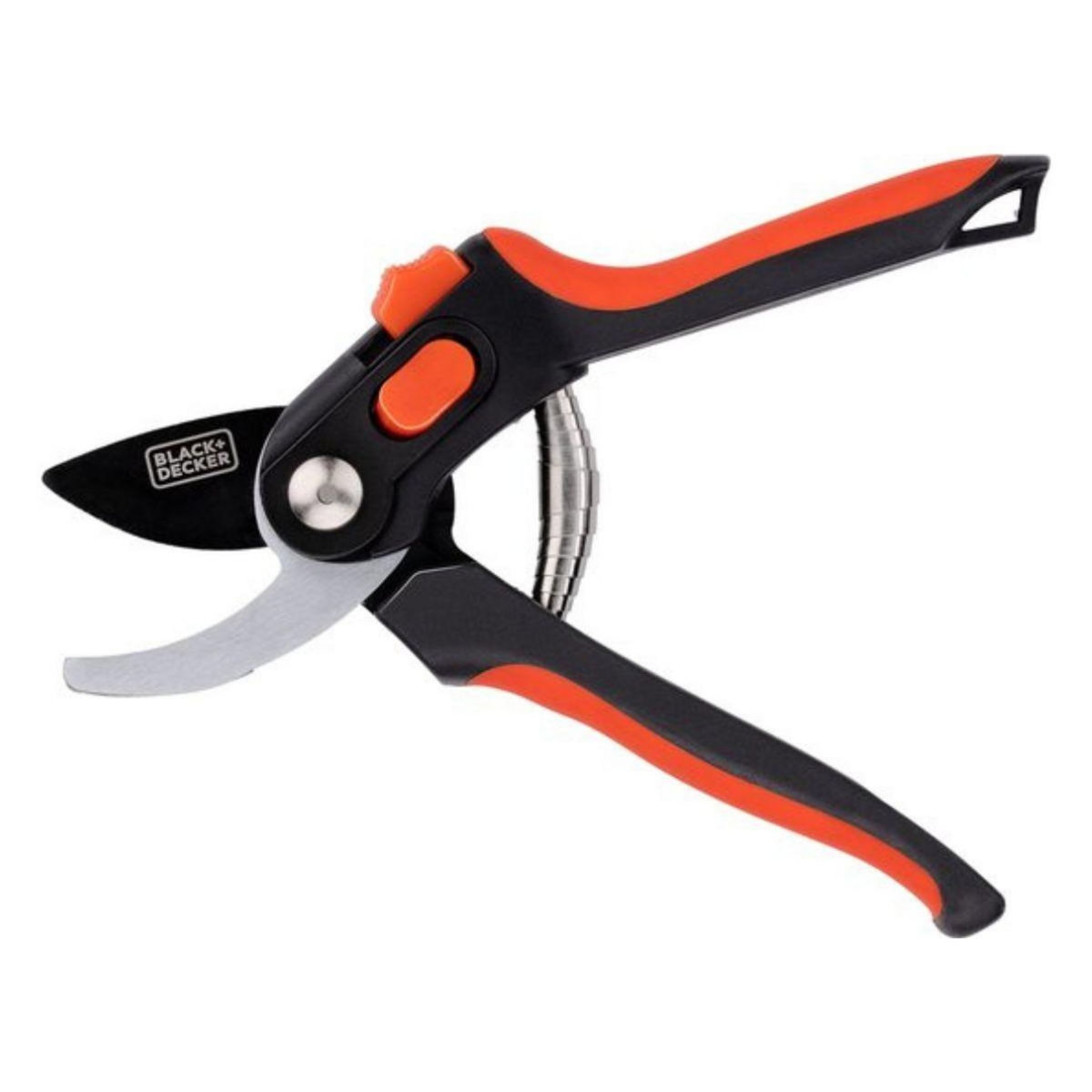 Black et Decker Sécateur de jardin 20.3cm Lame en acier trempé Coupe 13mm Cisaille de jardin Black et Decker