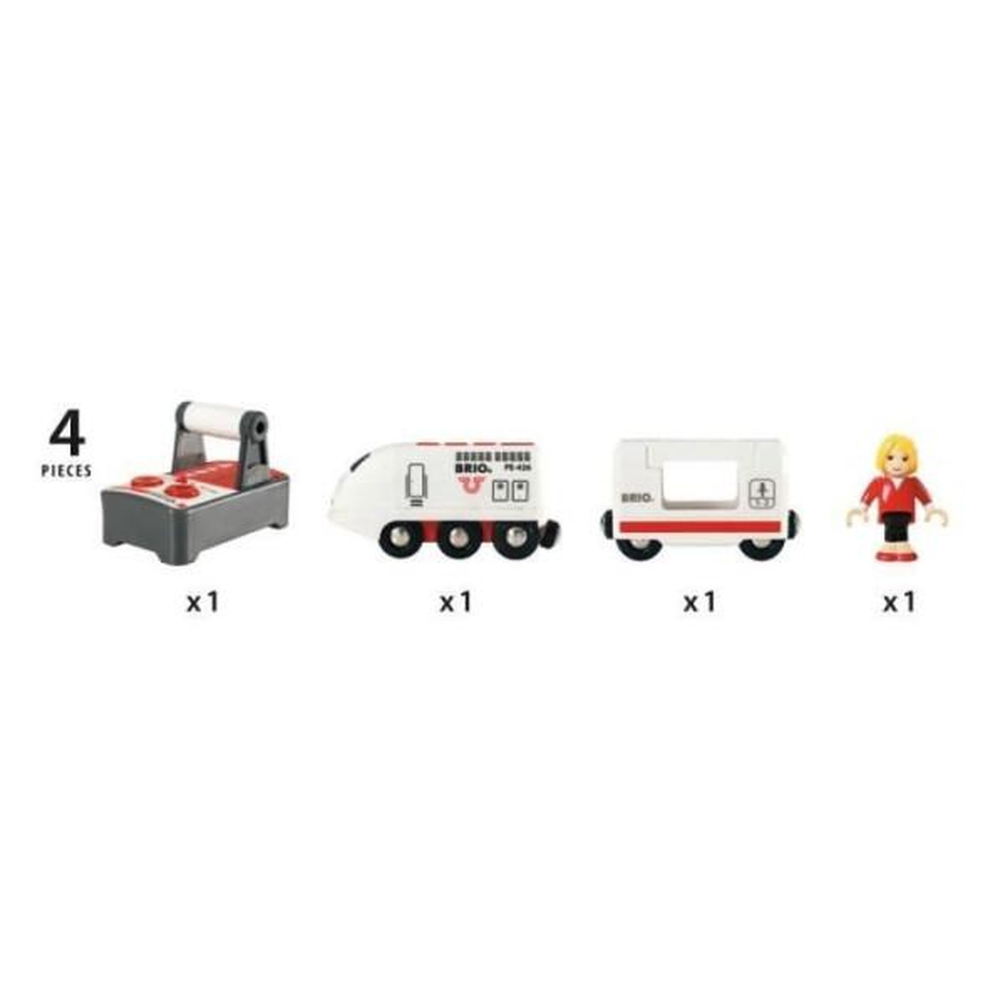 Voir la diapositive 5 : Brio Train de Voyageur Radiocommandé BRIO World - Accessoire son & lumiere en bois - Ravensburger - Mixte - Des 3 ans