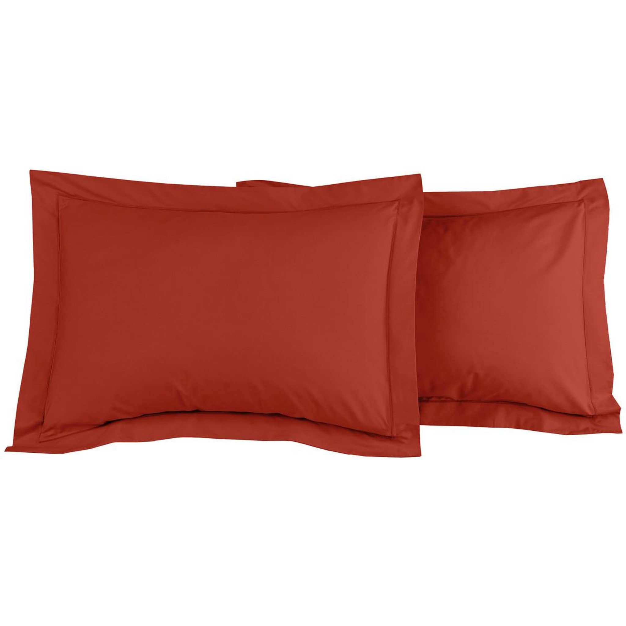 Voir la diapositive 1 : Sensei Maison Lot de 2 taies d'oreiller en percale de coton SOFT PERCALE