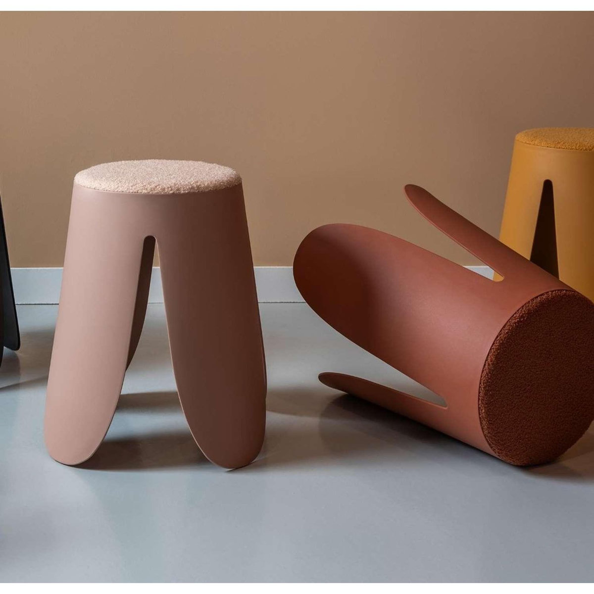 Leitmotiv Lot de 3 tabourets Keystone