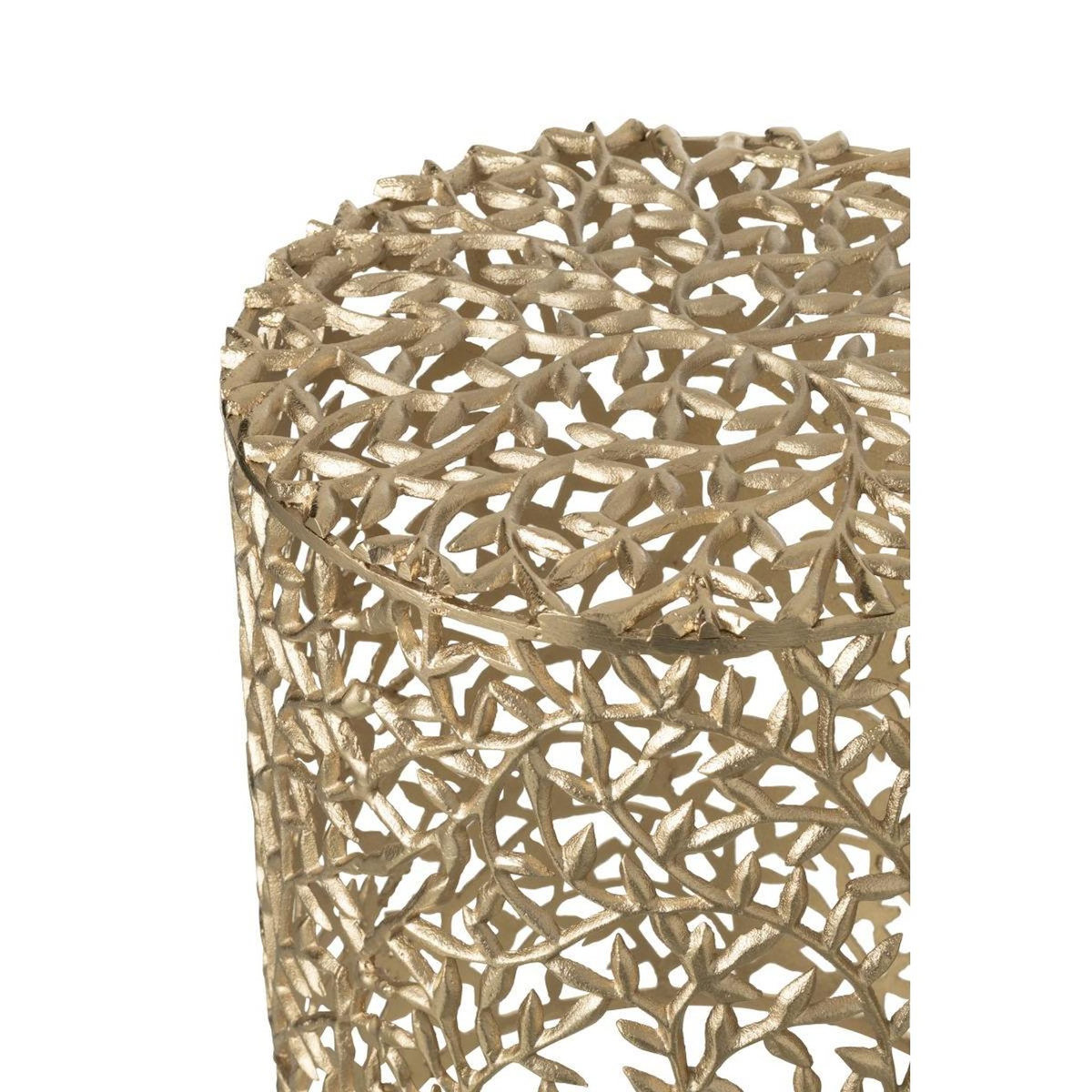 Paris Prix Lot de 2 Tables d'Appoint en Métal  Cecelia  50cm Doré