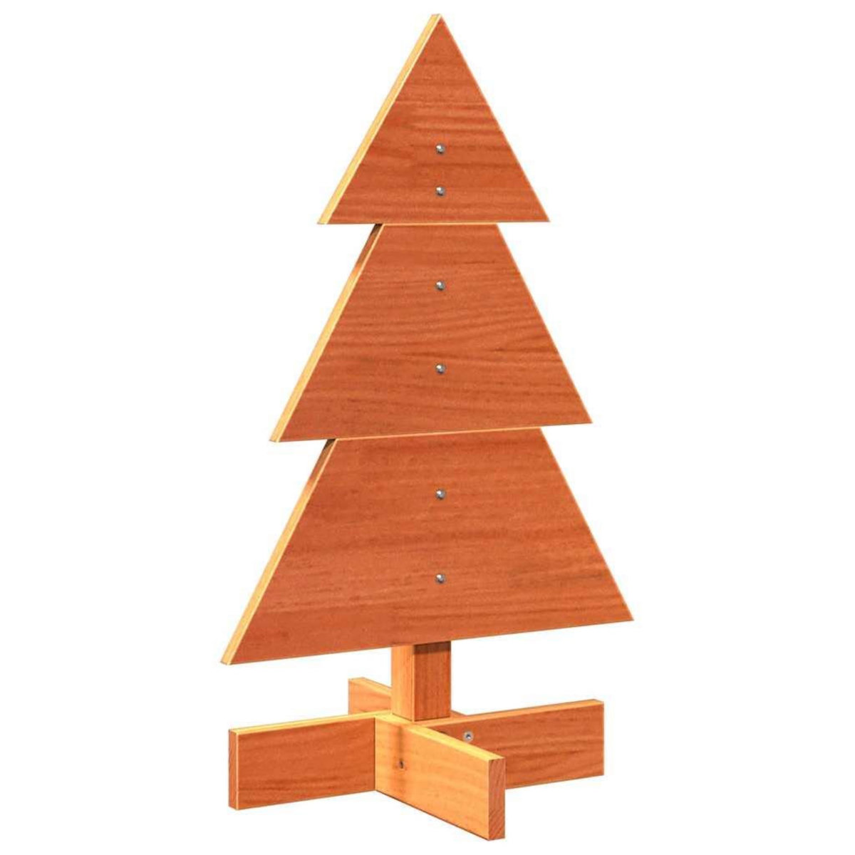 VIDAXL Arbre de Noël en bois pour decoration 60 cm bois de pin massif