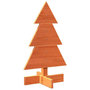 Voir la diapositive 2 : VIDAXL Arbre de Noël en bois pour decoration 60 cm bois de pin massif