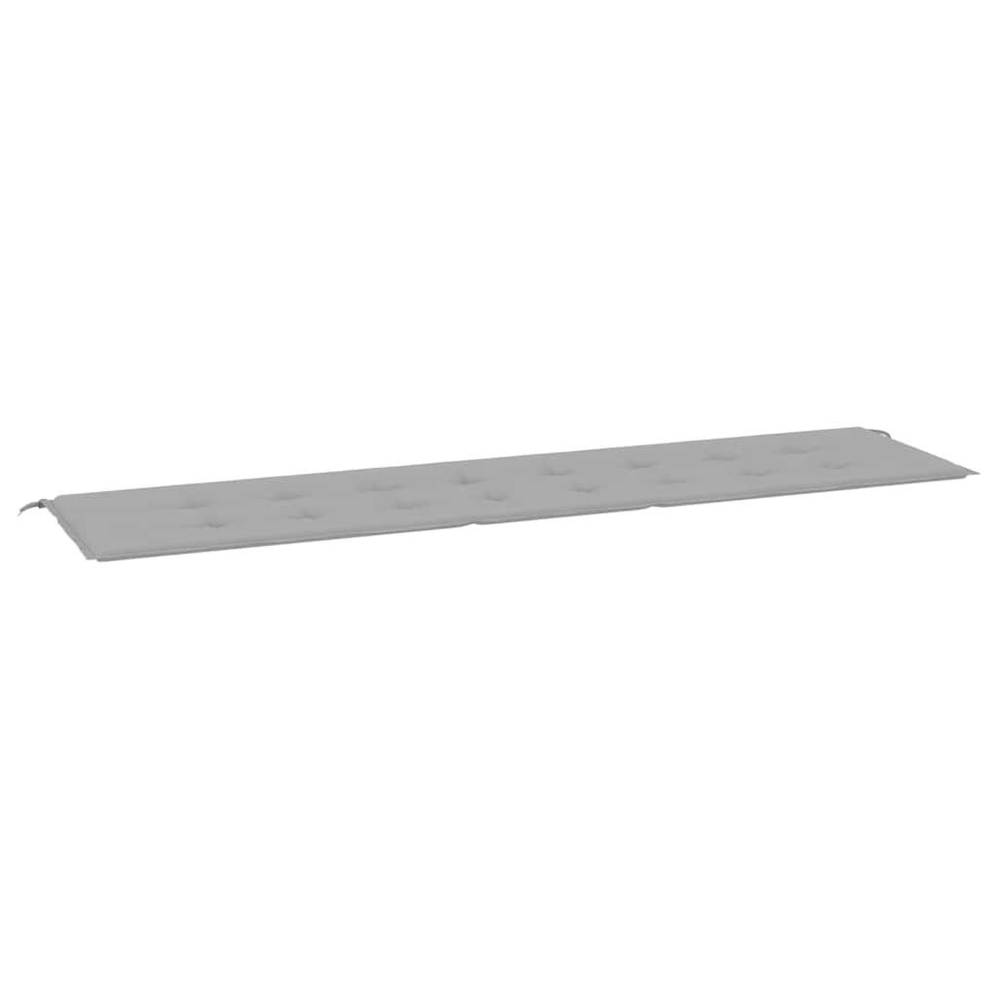 Voir la diapositive 2 : VIDAXL Coussin de banc de jardin gris 200x50x3 cm tissu oxford