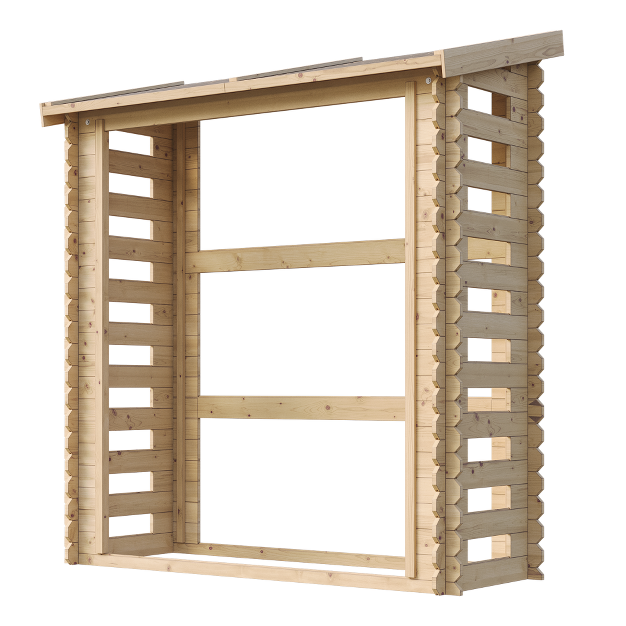 Voir la diapositive 6 : TIMBELA Abri à bûches 0.9 m2 - Abri De Stockage Du Bois et range bûches extérieur M201