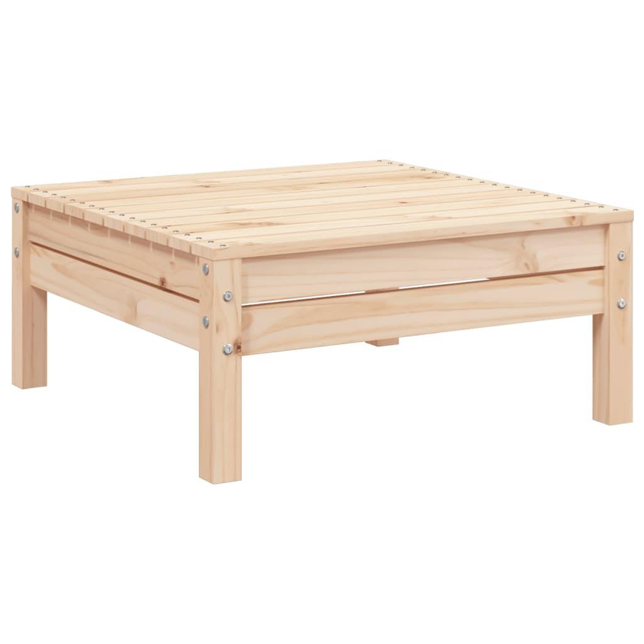 Voir la diapositive 2 : VIDAXL Repose-pied de jardin bois de pin massif