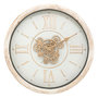 Voir la diapositive 1 : ATMOSPHERA Horloge Murale Mécanisme  Sonika  49cm Beige