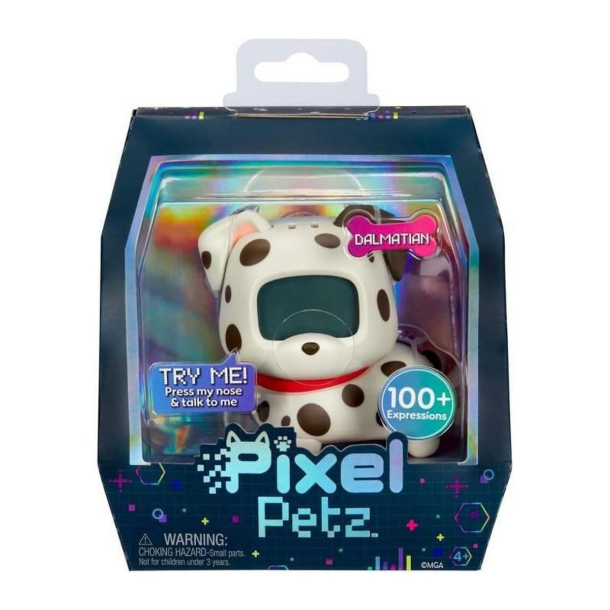 L.O.L. SURPRISE! Pixel Petz - Animal virtuel et interactif - Dalmatian - Jeux et activités - Plus de 100 réactions - Des 4ans