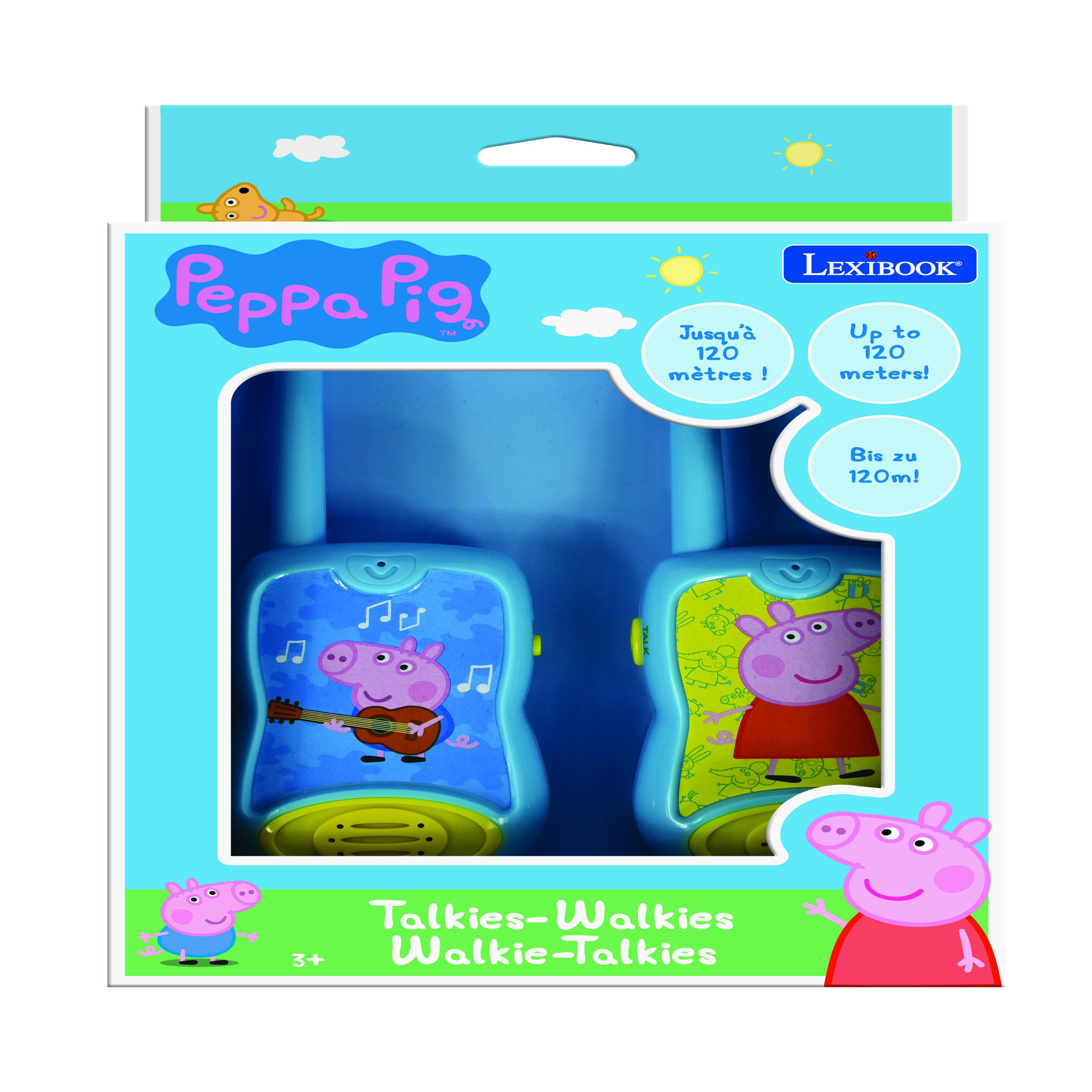 Voir la diapositive 4 : Lexibook Talkies-Walkies Peppa Pig portée 200m