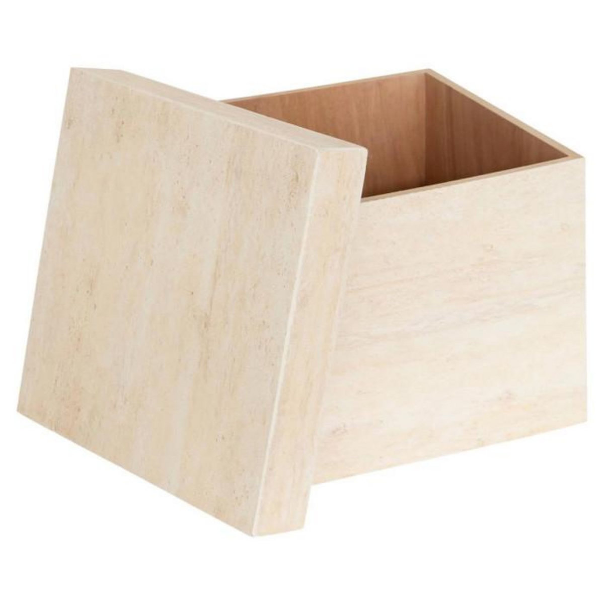 ATMOSPHERA Lot de 3 Boîtes de Rangement  Tineo  33cm Beige