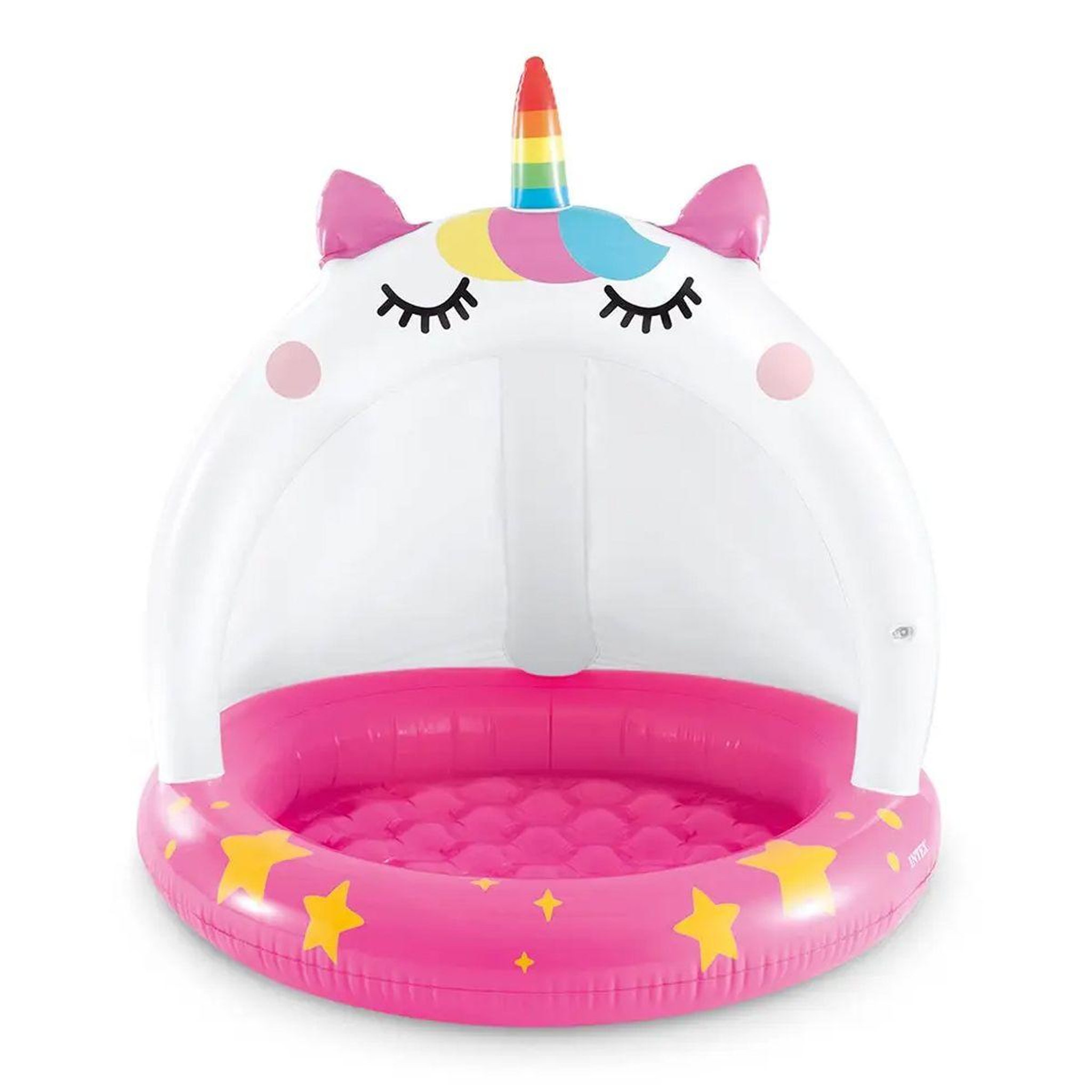 INTEX Pataugette Enfant  Caticorn  102cm Rose & Blanc