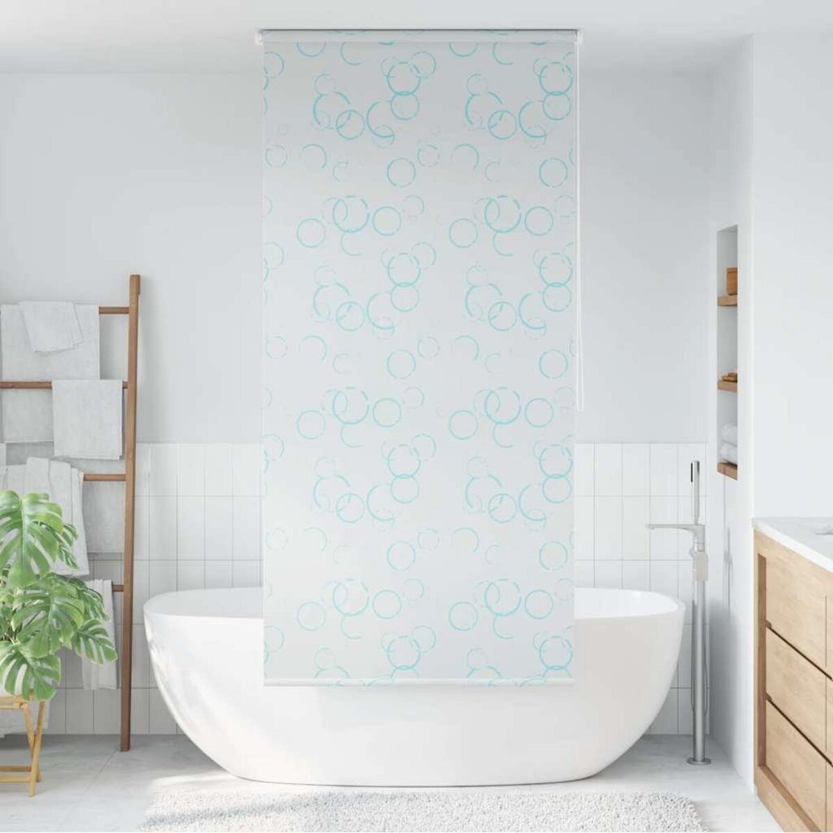 VIDAXL Store roulant de douche 120x240 cm Bulle