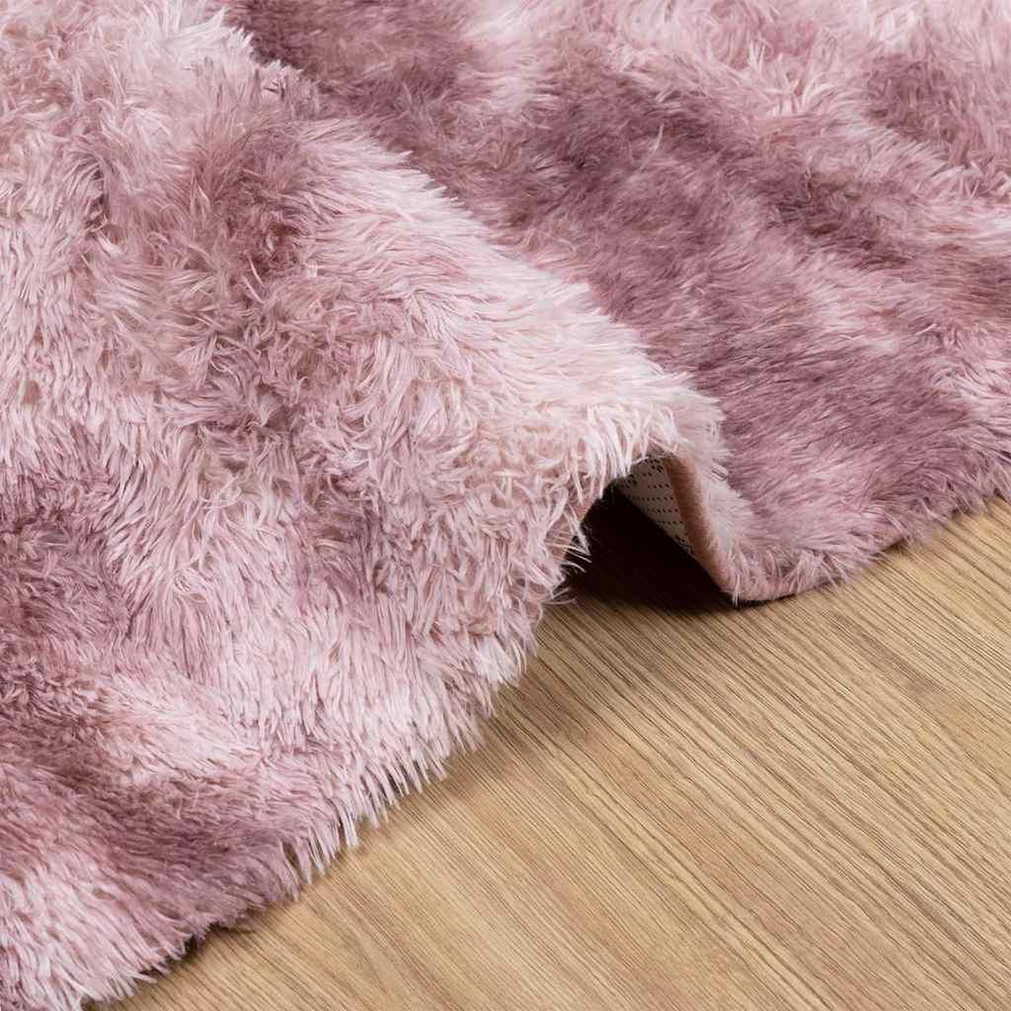 Voir la diapositive 5 : VIDAXL Tapis Shaggy a poils longs NAVARRA rose poudre 160x230 cm