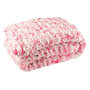 Voir la diapositive 1 : Paris Prix Plaid Tricoté  Efrain  130x170cm Rose & Blanc