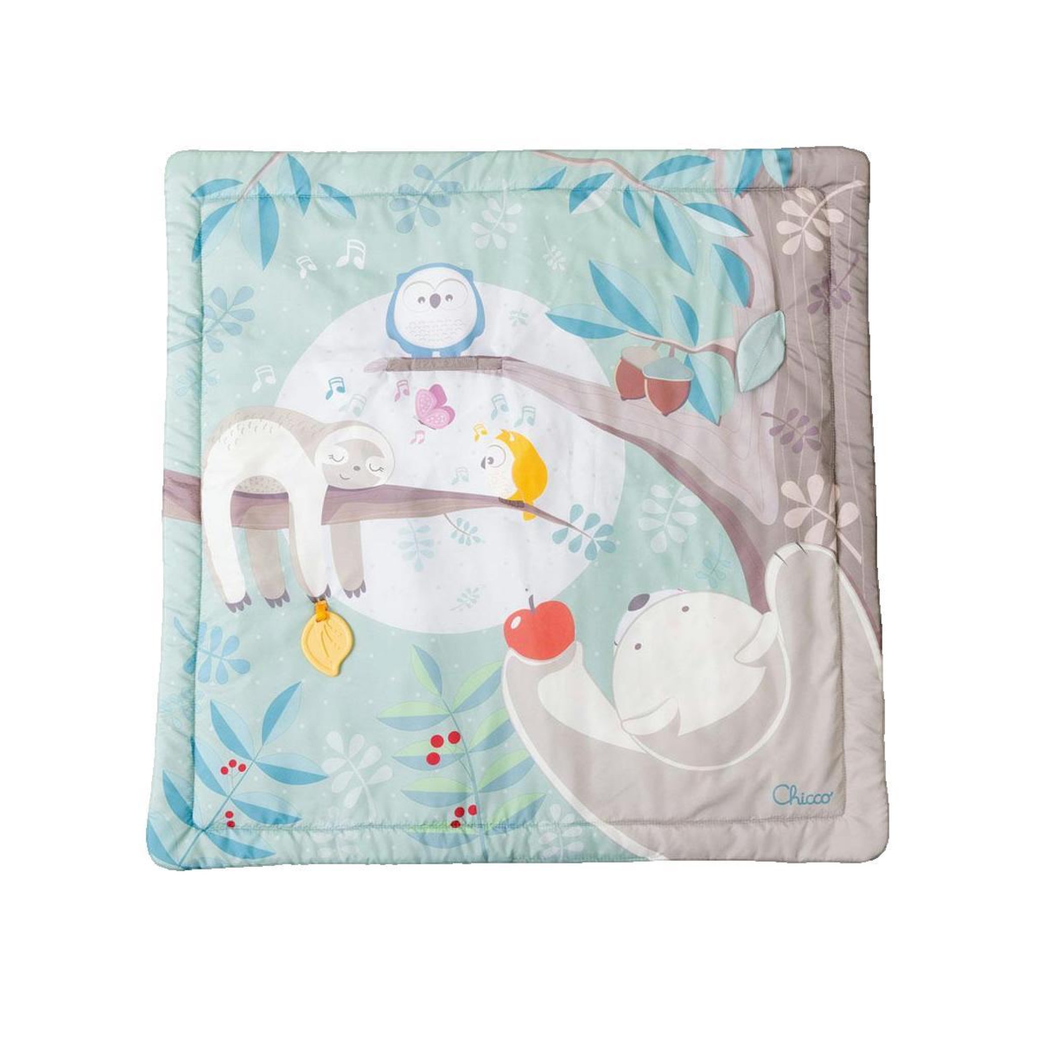 Voir la diapositive 2 : CHICCO Tapis d'éveil Chicco bleu avec hibou
