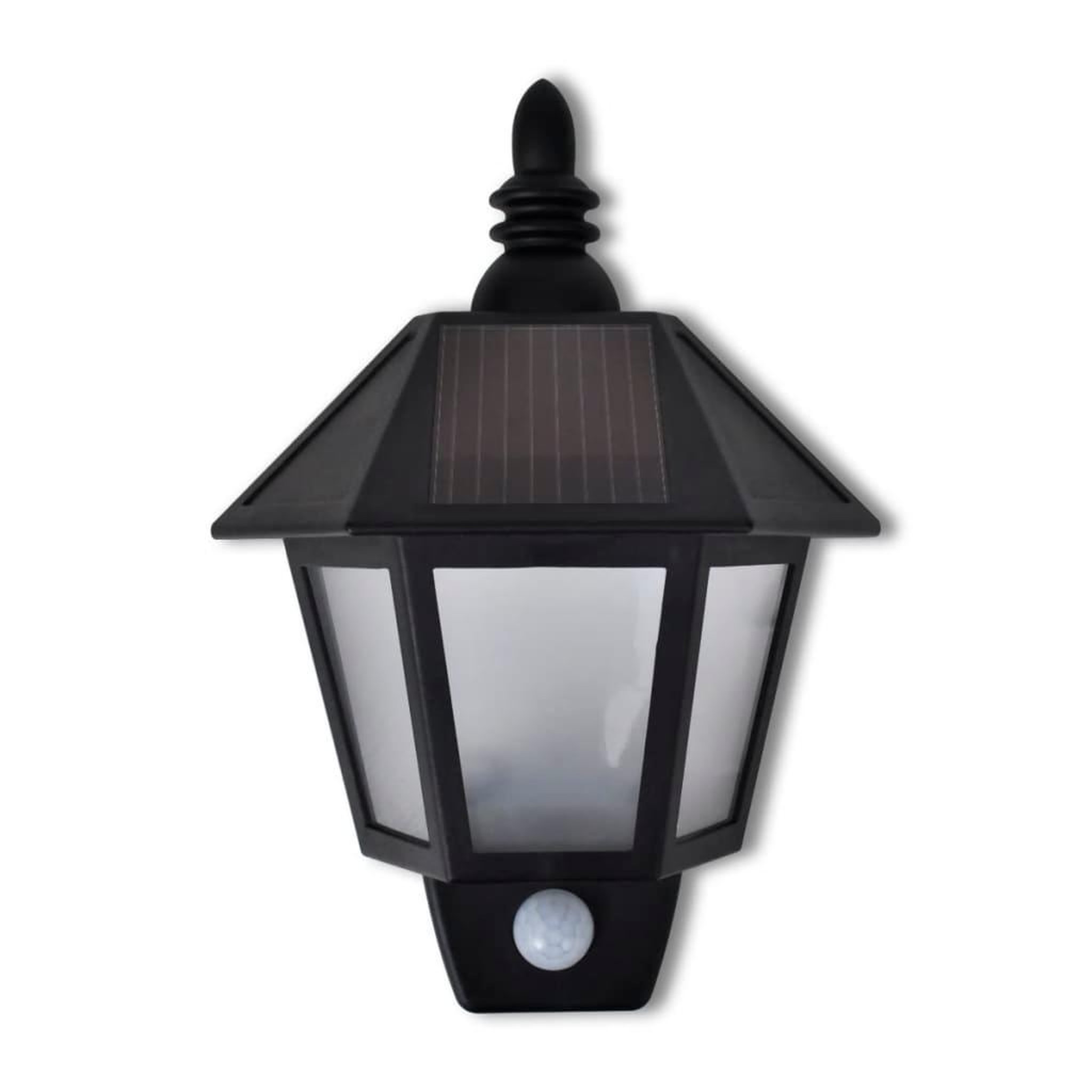 Voir la diapositive 3 : VIDAXL Applique murale solaire avec capteur de mouvement 2 pcs