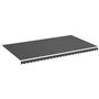 Voir la diapositive 1 : VIDAXL Tissu de remplacement pour auvent Anthracite 6x3,5 m