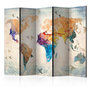 Voir la diapositive 1 : Paris Prix Paravent 5 Volets  Paper Birds  172x225cm