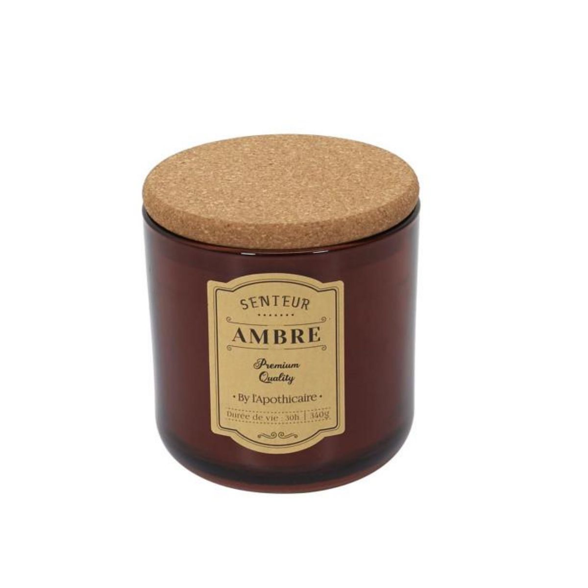 Paris Prix Lot de 3 Bougies Parfumées  Apoth  10cm Multicolore