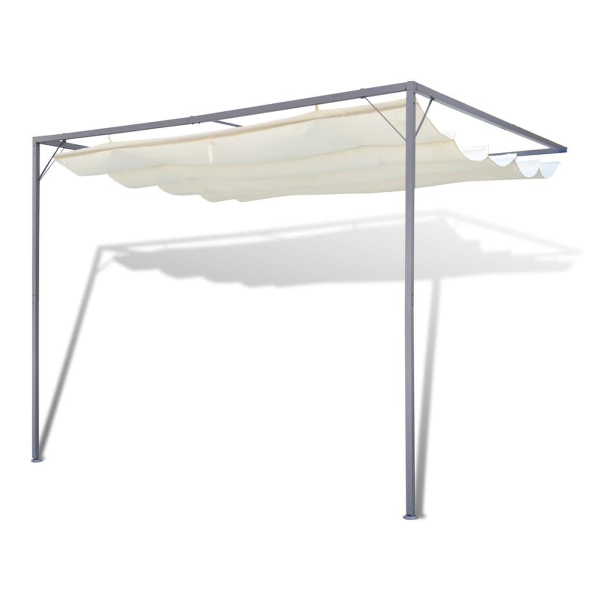 Voir la diapositive 2 : VIDAXL Tonnelle de jardin avec auvent retractable
