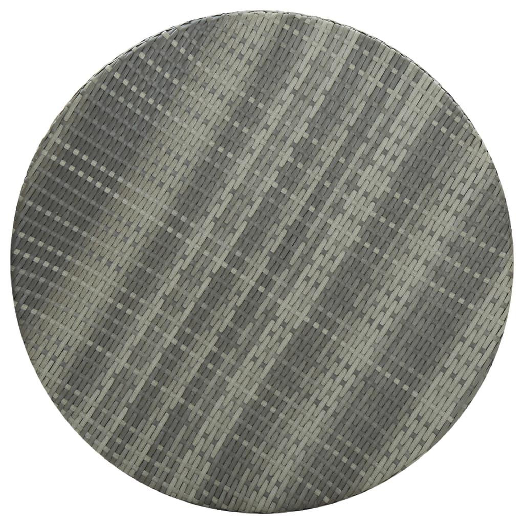 Voir la diapositive 4 : VIDAXL Ensemble de bar de jardin 5 pcs et coussins Resine tressee Gris