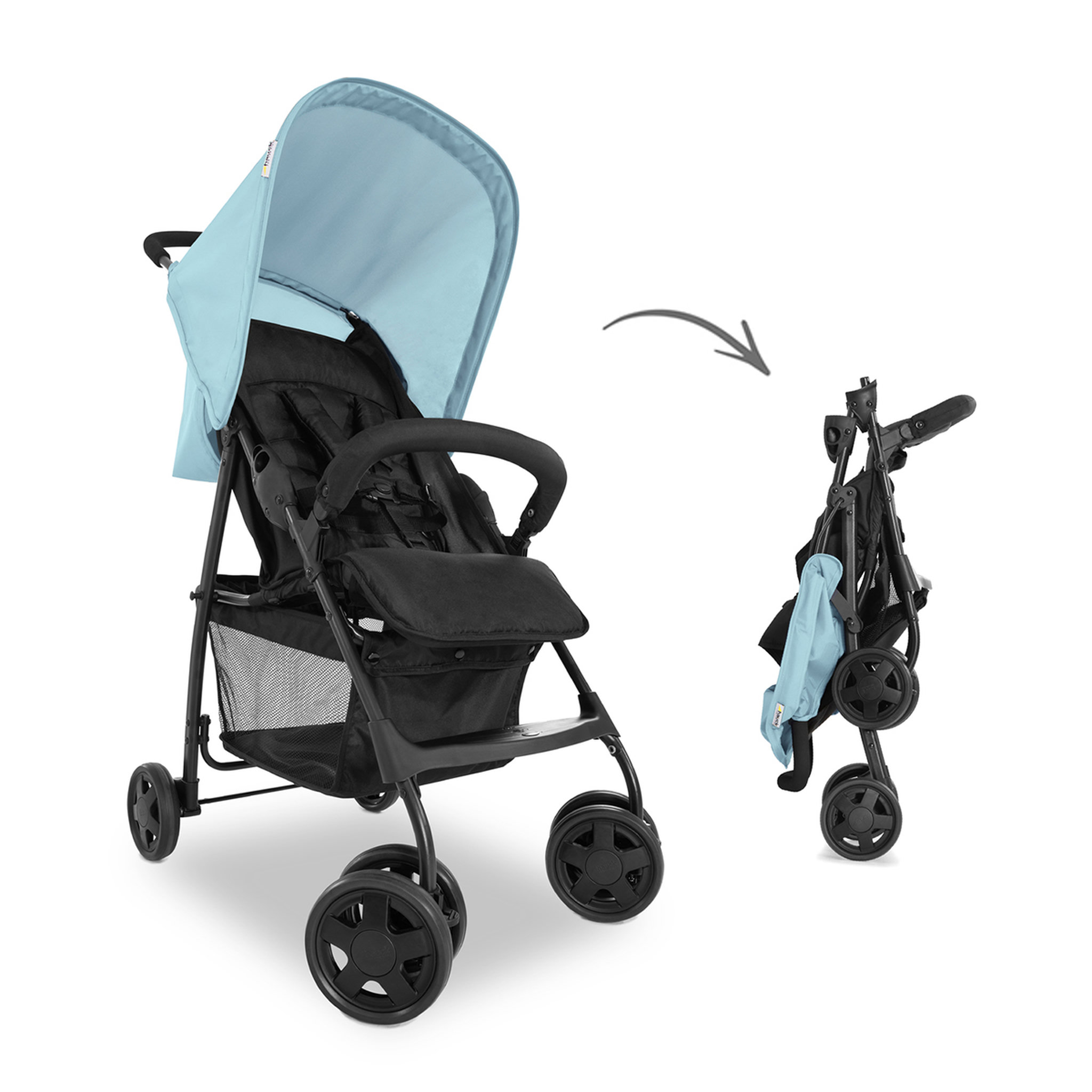 Voir la diapositive 5 : HAUCK Poussette Buggy Sport - Bleu