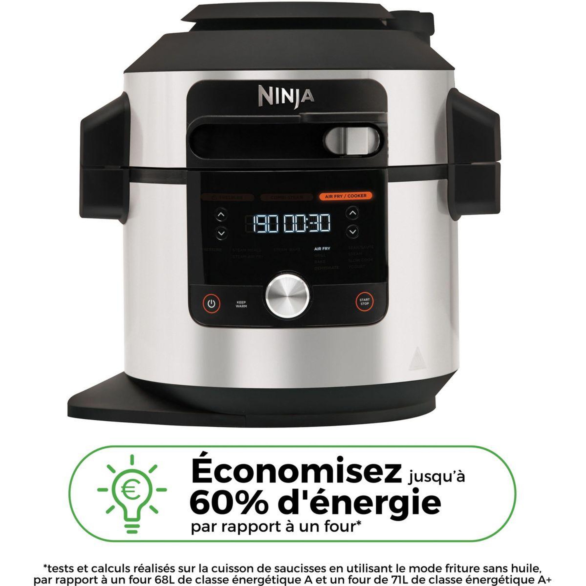 Voir la diapositive 2 : NINJA Multicuiseur Foodi Max OL650EU 7,5 L, 12 modes de cuisson dont air fryer