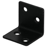 SUKI Equerre acier zingue noire Magnodur 30x30x30, SUKI