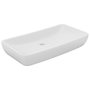 Voir la diapositive 2 : VIDAXL Lavabo de luxe rectangulaire Blanc mat 71x38 cm Ceramique
