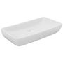 Voir la diapositive 2 : VIDAXL Lavabo de luxe rectangulaire Blanc mat 71x38 cm Ceramique