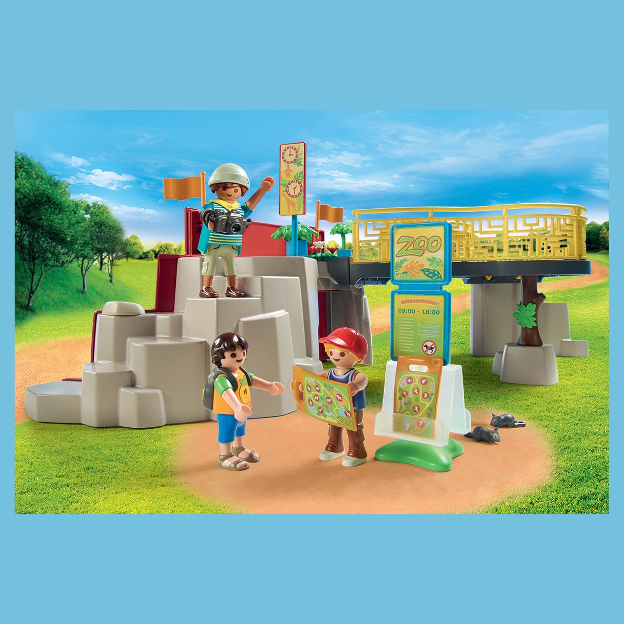 Voir la diapositive 3 : PLAYMOBIL 71190 - Ménagerie 