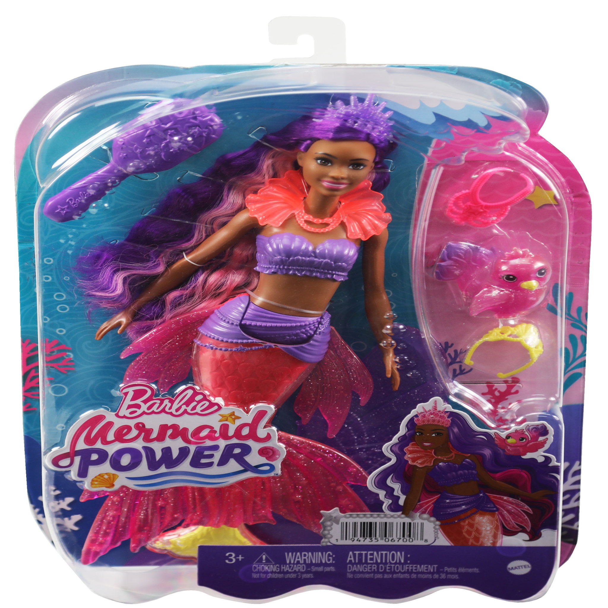 Voir la diapositive 3 : BARBIE Poupée Barbie Brooklyn Sirène