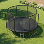 Voir la diapositive 5 : JUMP4FUN Trampoline Semi-Pro Jump4fun 12FT-366cm Noir
