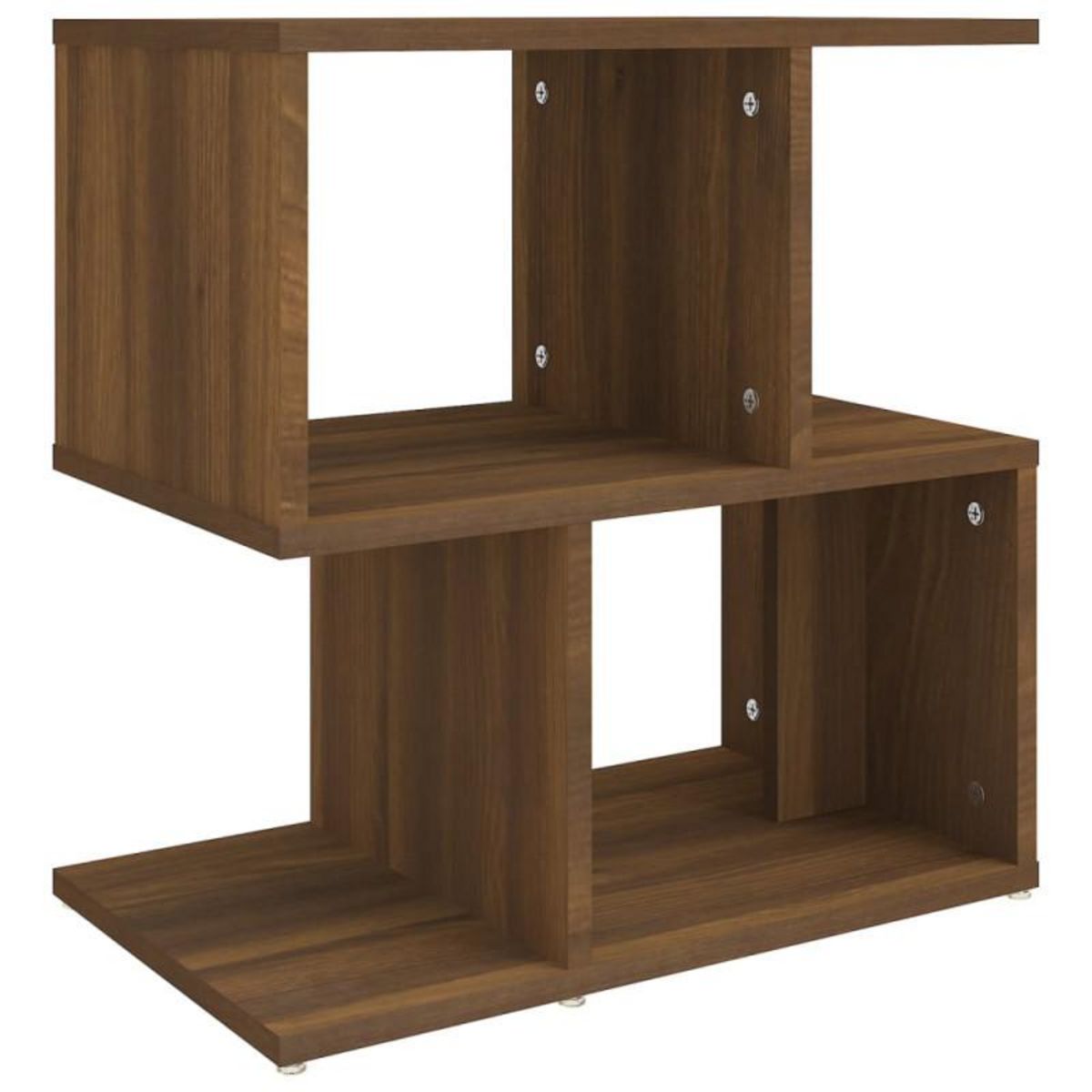 VIDAXL Table de chevet Chêne marron 50x30x51,5 cm Bois d ingénierie